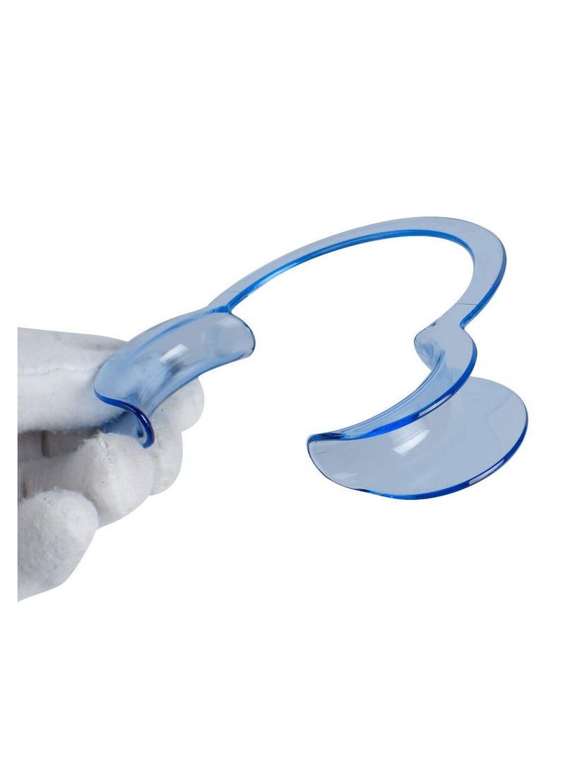 Generic - Lip Retractor Plastic C Shape Autoclavable Blue - 24 Pieces - Image 1