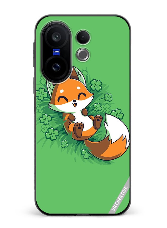 Protective Case Cover For Vivo X200 FE Fluffy Fox Design Multicolour