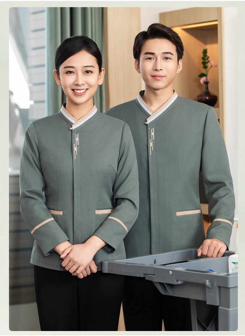 KUYING New Summer Cleaner Work Clothes  - Image 2