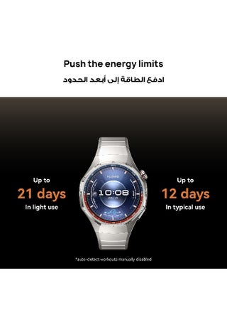 WATCH GT 6 Pro 46mm Smart Watch, 1.47-Inch Display, up to 21 days battery life, Compatible with iOS & Android, ECG Analysis, Health Monitor, Black - view 3