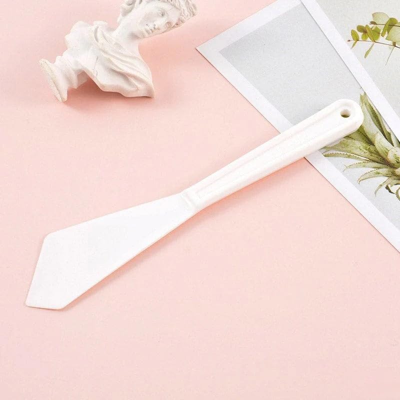 Brille Bee 6Pc Plastic Painting Knife Set – Lightweight and Flexible Palette Knives for Acrylic, Oil, and Watercolor Painting, Mixing, and Texturing - Image 3