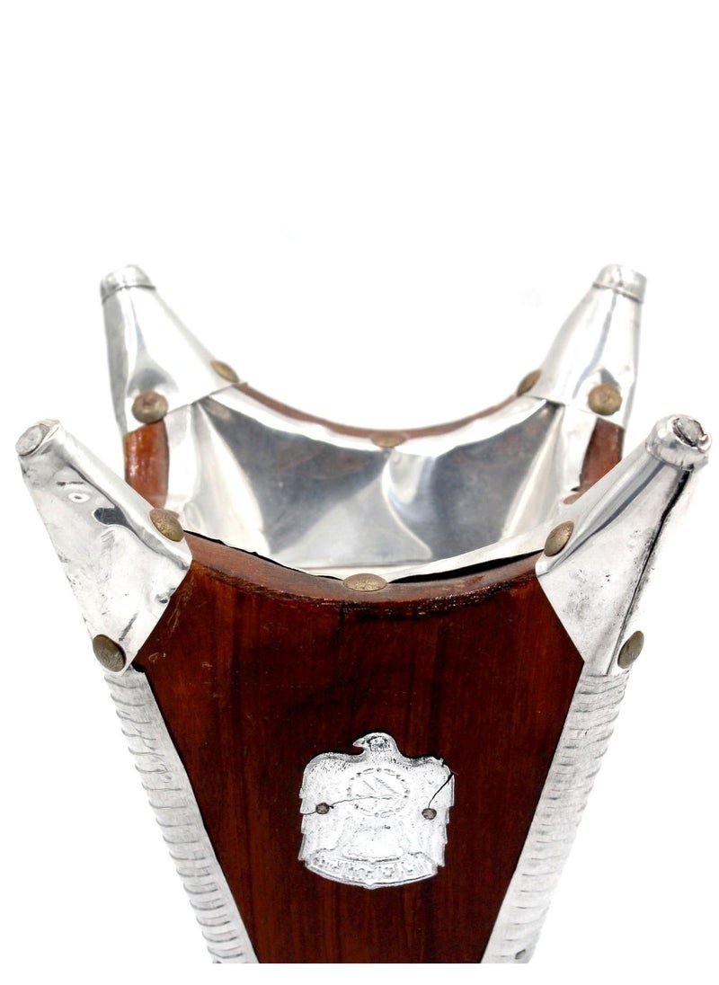 Antique Museum HANDMADE ARABIC TRADITIONAL BUKHOOR STAND - 10X4INCHES - BM5346  - Image 4