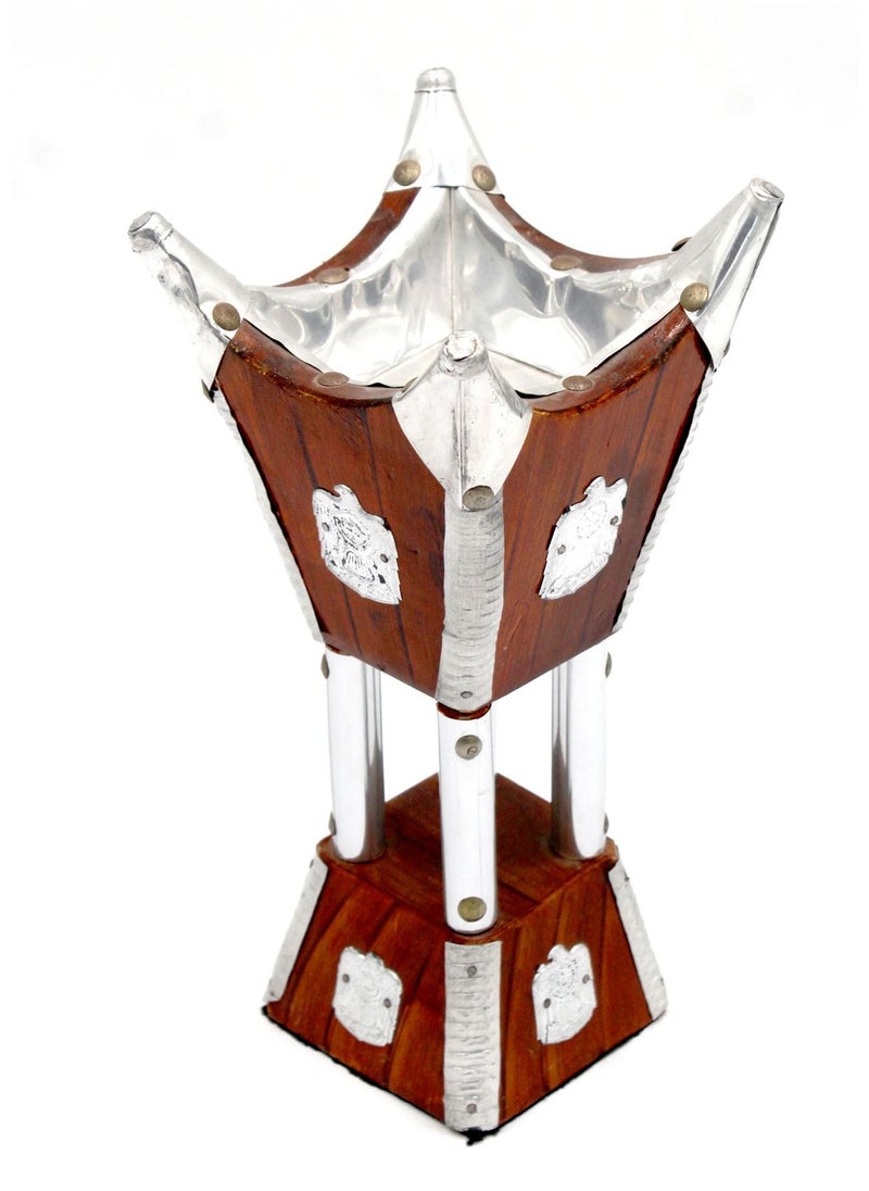 Antique Museum HANDMADE ARABIC TRADITIONAL BUKHOOR STAND - 10X4INCHES - BM5346  - Image 1
