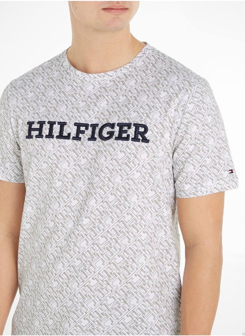Th Monogram All-Over Print T-Shirt