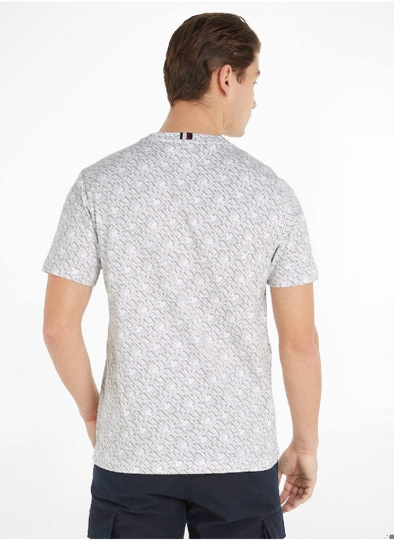 Th Monogram All-Over Print T-Shirt