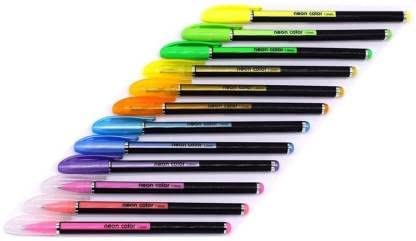 53 Arts 53ARTS Neon Pens for Drawing Sketching Designing Art Craft SchoolGlitter Pen Neon Color 36 Pcs Set - Image 2