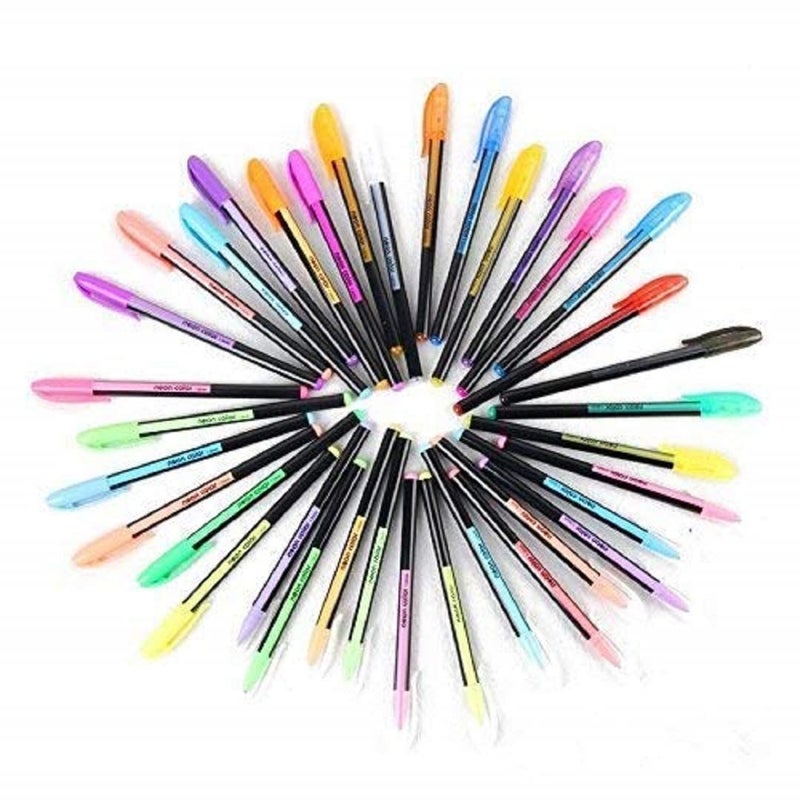 53 Arts 53ARTS Neon Pens for Drawing Sketching Designing Art Craft SchoolGlitter Pen Neon Color 36 Pcs Set - Image 4