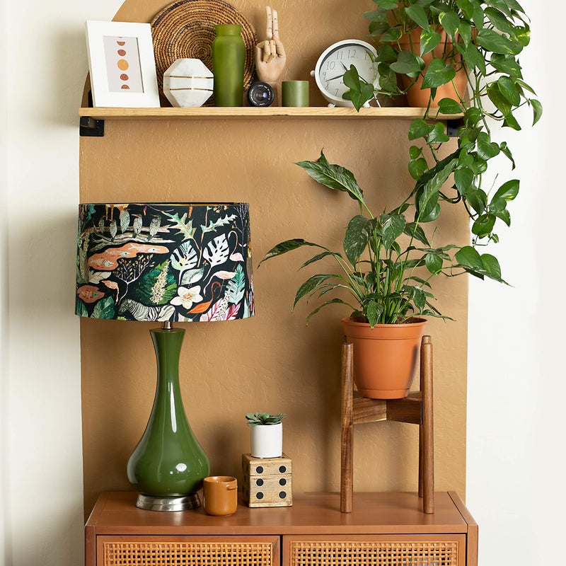 RAINBLELAND Acacia Hardwood Adjustable Plant Stand Indoor, Planter Stand Pot, Mid Century Modern Planter Holder for Indoor Plants, Outdoor Pedestal fits 8 9 10 11 12 Inches Pots, Wooden Pedestal Only - Image 5