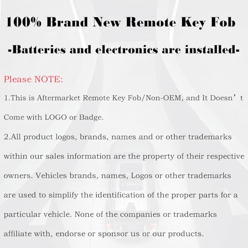 MechanMagic Key Fob Replacement Compatible for Jeep Grand Cherokee 2014-2021 Proximity Smart Key Car Keyless Entry Remote Control Remote Start M3N-40821302 68143505AC 68143505AA - Image 4