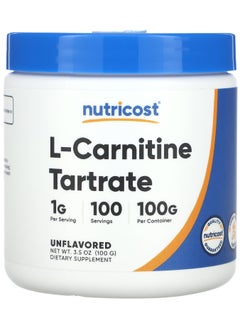L-Carnitine Tartrate, Unflavored, 3.5 oz (100 g)