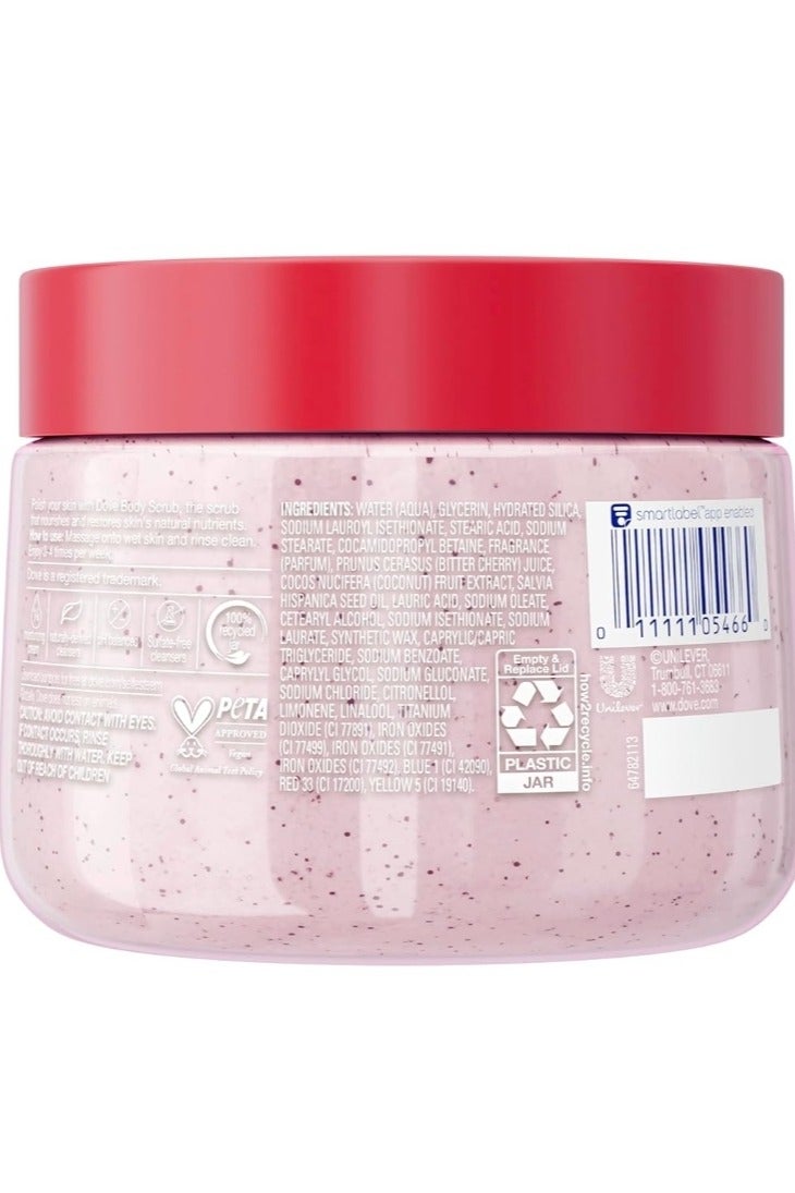 Dove Exfoliating Body Polish Crushed Cherries & Chia Milk 425g - Image 2