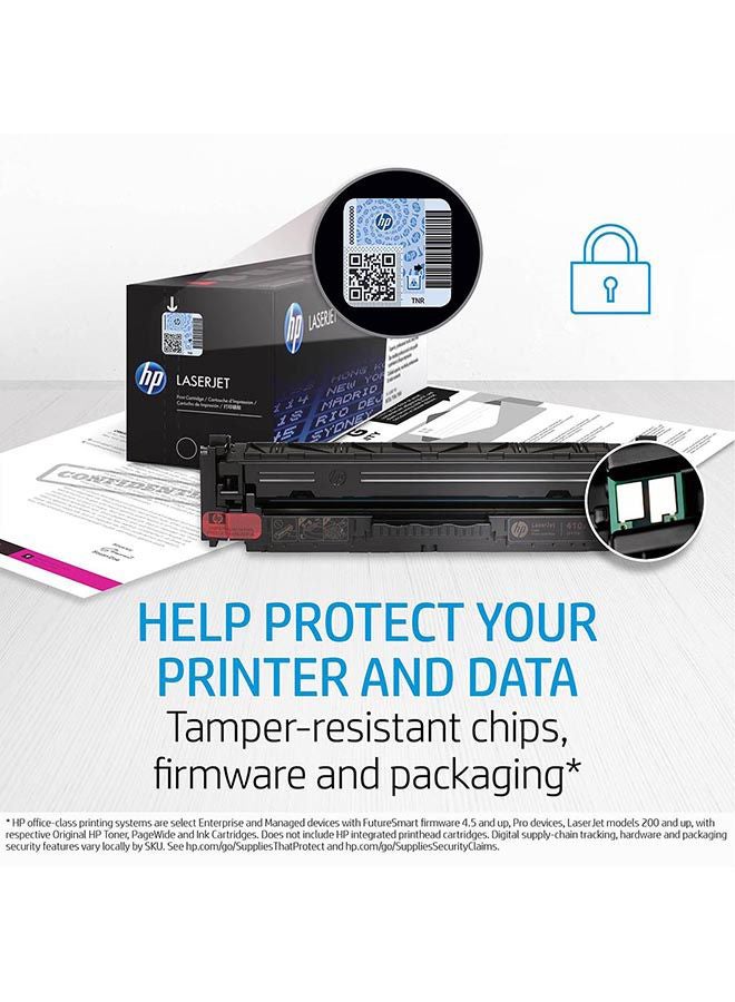 HP خرطوشة حبر ليزر جيت أصلية طراز W2211A أزرق سماوي - Image 4