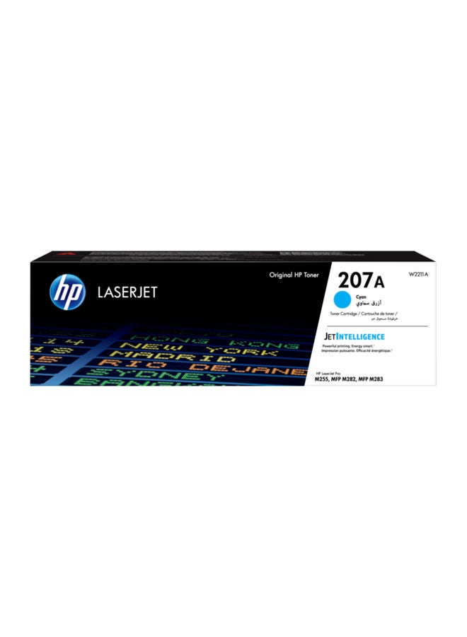 HP خرطوشة حبر ليزر جيت أصلية طراز W2211A أزرق سماوي - Image 2