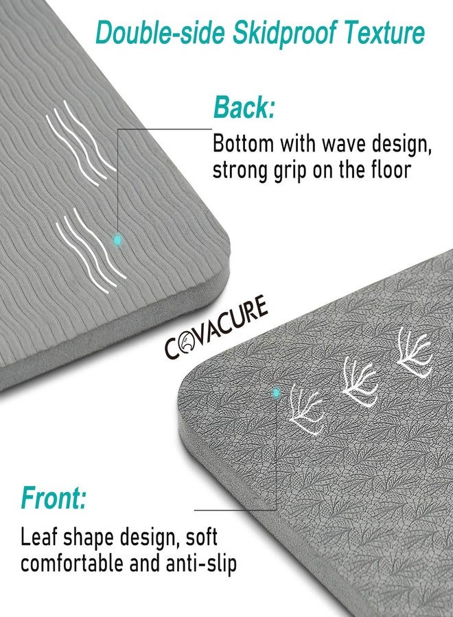 Covacure Extra Large Yoga Mat 72" x 26" - Non Slip Exercise Mat 8mm Thick Eco Friendly with Carrying Strap for Yoga, Pilates, Home Workouts & Floor Fitness - Image 2