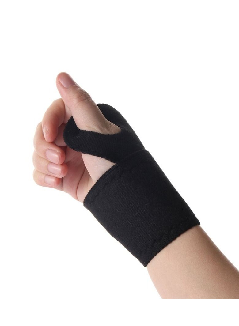 Generic 2 Pcs Self Heating Wrist Band Magnetic Therapy Support Brace Wrap Heated Hand Warmer Compression Pain Relief Wristband Sanitizer Belt  - Image 3