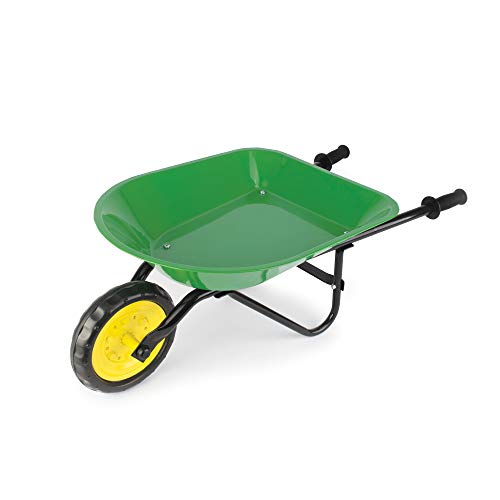 John Deere TOMY John Deere Kids Wheelbarrow - 34 Inch - Kids Gardening Tools - John Deere Toys - Ages 2 Years and Up - Image 2
