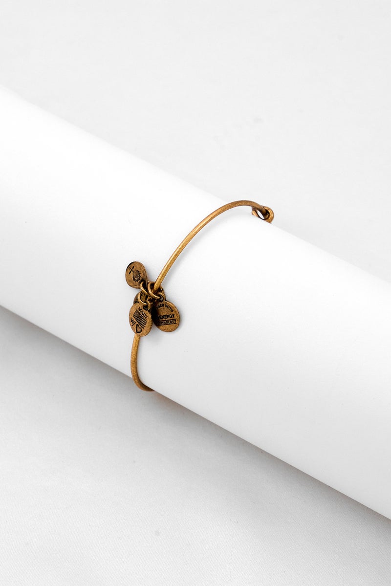 ALEX AND ANI Women Initial Name Shiny Bracelet, Gold  - Image 3