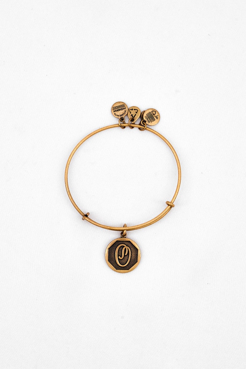 ALEX AND ANI Women Initial Name Shiny Bracelet, Gold  - Image 2