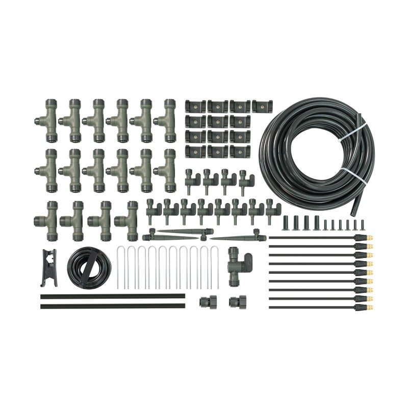 Vego Garden Irrigation Kit - Drip Irrigation System for Raised Garden Beds, Efficient Watering Solution for Vegetables, Flowers, and Plants, Easy DIY Installation (Large) - Image 1