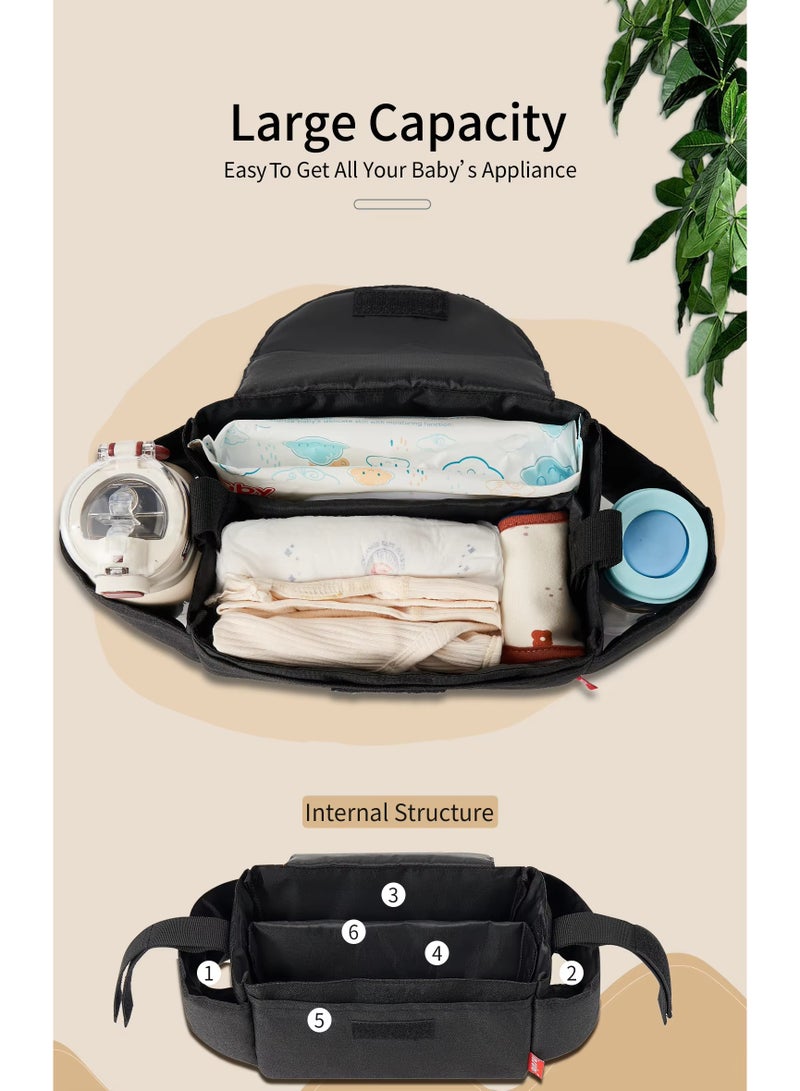 انسولار حقيبة حفاضات معزولة لزجاجة حليب الأطفال أكياس عازلة حقيبة تخزين المومياء لمجموعة أدوات الأطفال ملحقات عربة الأطفال رعاية الطفل - Image 2