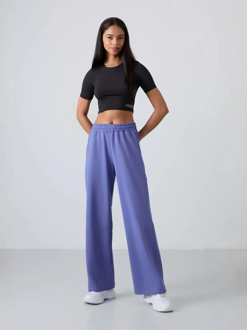 تومي لايف TOMMY Wide-Leg Pull-On Sweatpants