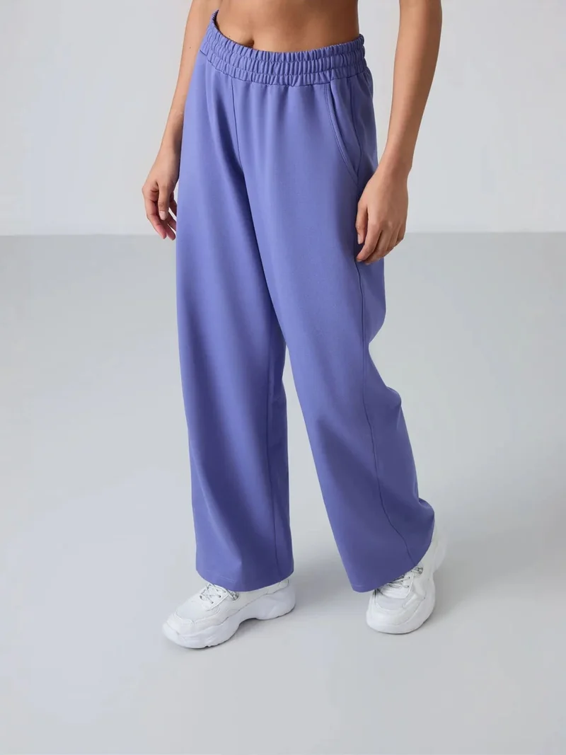 تومي لايف TOMMY Wide-Leg Pull-On Sweatpants