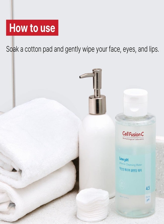 Cell Fusion C Low pH pHarrier Cleansing Water, pH Balancing Cleansing Water for Sensitive Skin, Gentle Exfoliation with PHA, No Eye Irritation, 16.9 fl.oz - Image 2