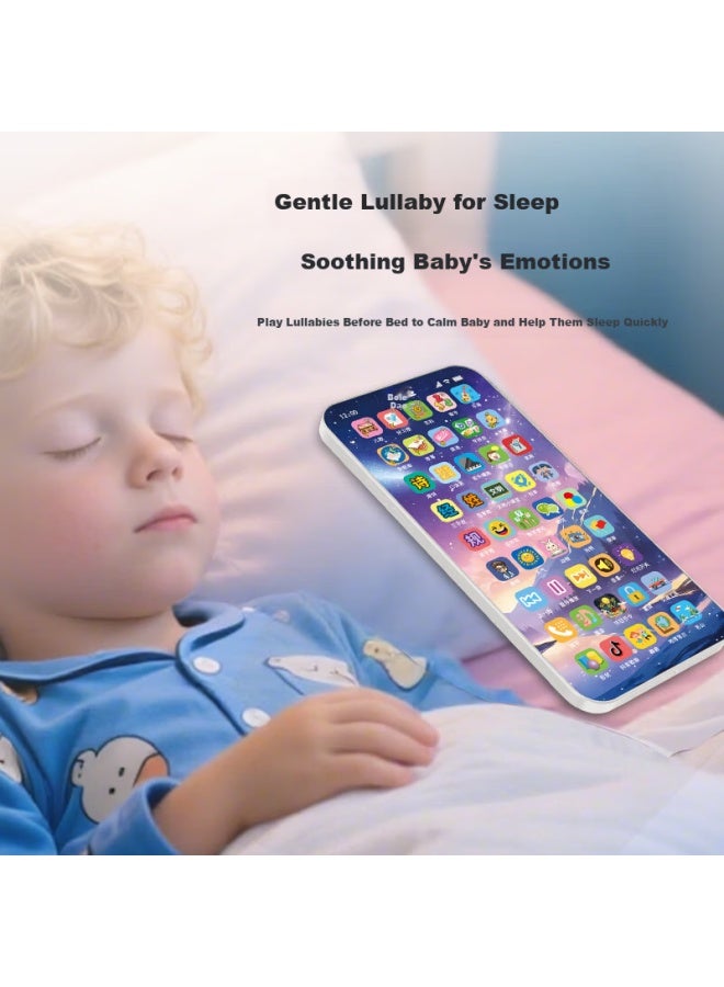Leleyu Children's Toy Phone 1-3 Years Old Infant Early Education Machine 45-key Simulated Touchscreen Phone Birthday Gift For Boys And Girls - Image 2