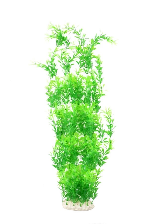 CNZ Aquarium Decor Fish Tank Decoration Ornament Artificial Plastic Plant Green, 23-inch Tall - Image 2