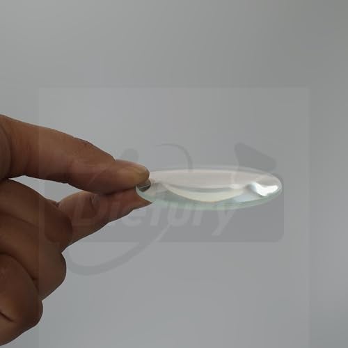 DIETURY Optic Lens Set Double Concave Convex Lens & Concave Mirror Convex Mirror Light and Ray Optics Science lab Apparatus for Physics lab Equipment Set of 4 Dia 50mm Focal Length 15cm - Image 4