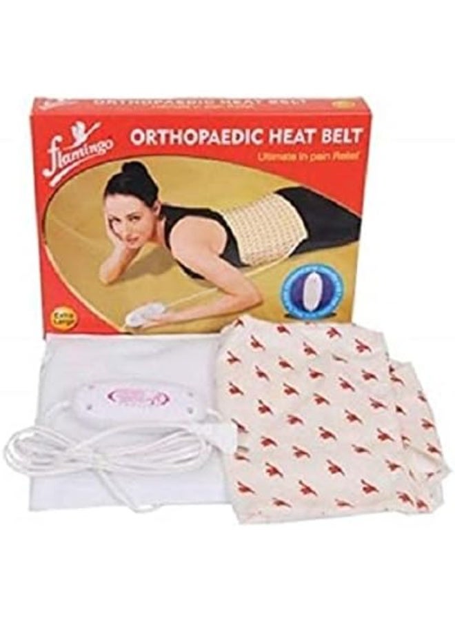 فلامنكو حزام Flamingo الحراري الكهربائي لتخفيف الآلام - دعم وعلاج فعال لمنطقة الظهر والبطن - مريح وعملي للاستخدام اليومي - Image 4