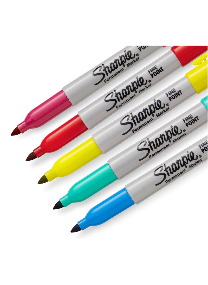 Sharpie Sharpie Color Burst Permanent Markers, Fine Point, Assorted, 5Pack  - Image 3