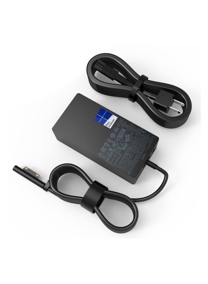 OAOMER 65W Surface Pro Charger for Original Microsoft Surface Pro 9 8 7+ 7 6 5 4 3 X 1796 1769 1800 Laptop Power Adapter Supply