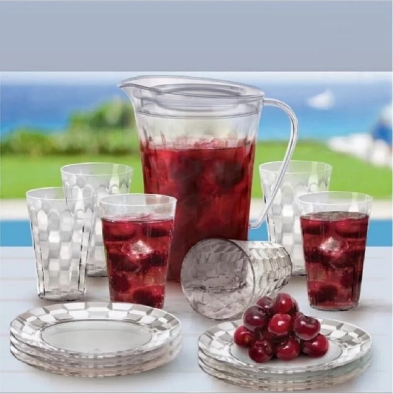 Tupperware Diamond Glass Set of 4 475 ml Transparent