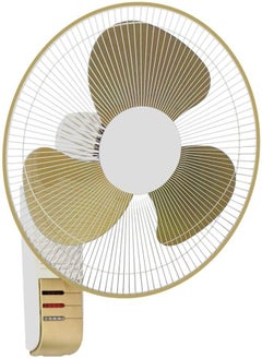MODI 16 Inch Wall Fan with 3 speed 60w gold  - Image 1