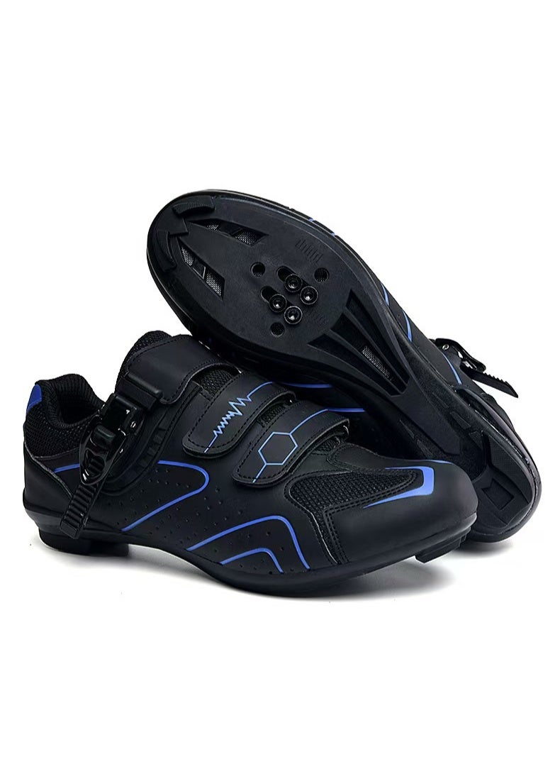 NIBEMINENT Men's Bicycle Boots Breathable Pro Cycling Sneakers Non-Slip Spikes Cycling Shoes Pedal Bike Shoes Pedal Shoes