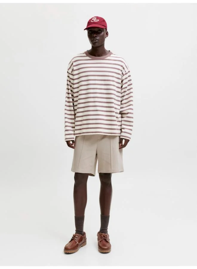 JACK & JONES Moonbeam Logo Drawstring Sweat Shorts for Men | Best Price UAE