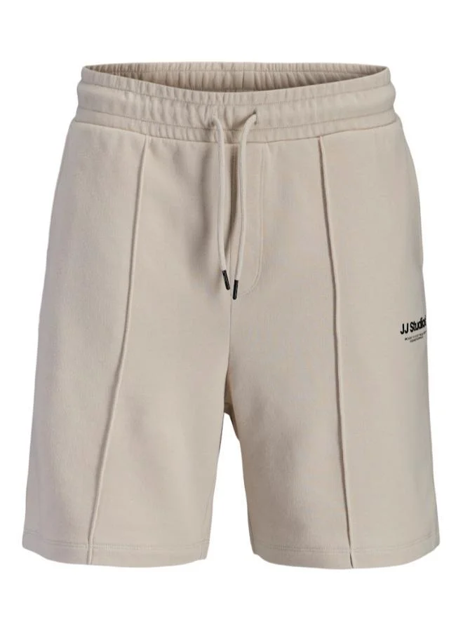 JACK & JONES Moonbeam Logo Drawstring Sweat Shorts for Men | Best Price UAE