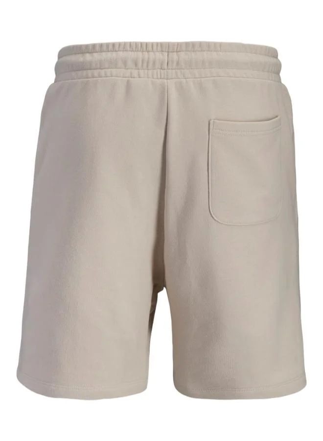 JACK & JONES Moonbeam Logo Drawstring Sweat Shorts for Men | Best Price UAE