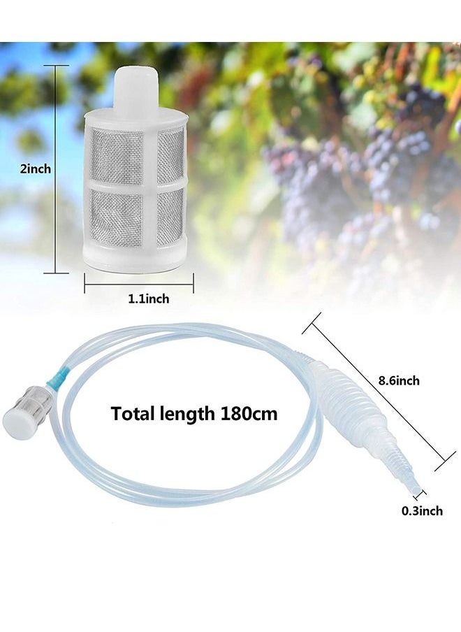 Generic - Syphon Tube Pipe Hose for Home Brew Fruit Juice Making Siphon Filter Soft Tube - Image 1