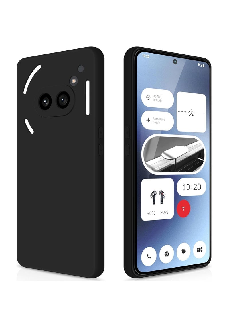 Generic Nothing Phone 2A Case Cover Silky Full Body Silicone Case with Microfiber Lining Shockproof Protective Cover for Nothing Phone 2A 6.7-inch  - Image 1