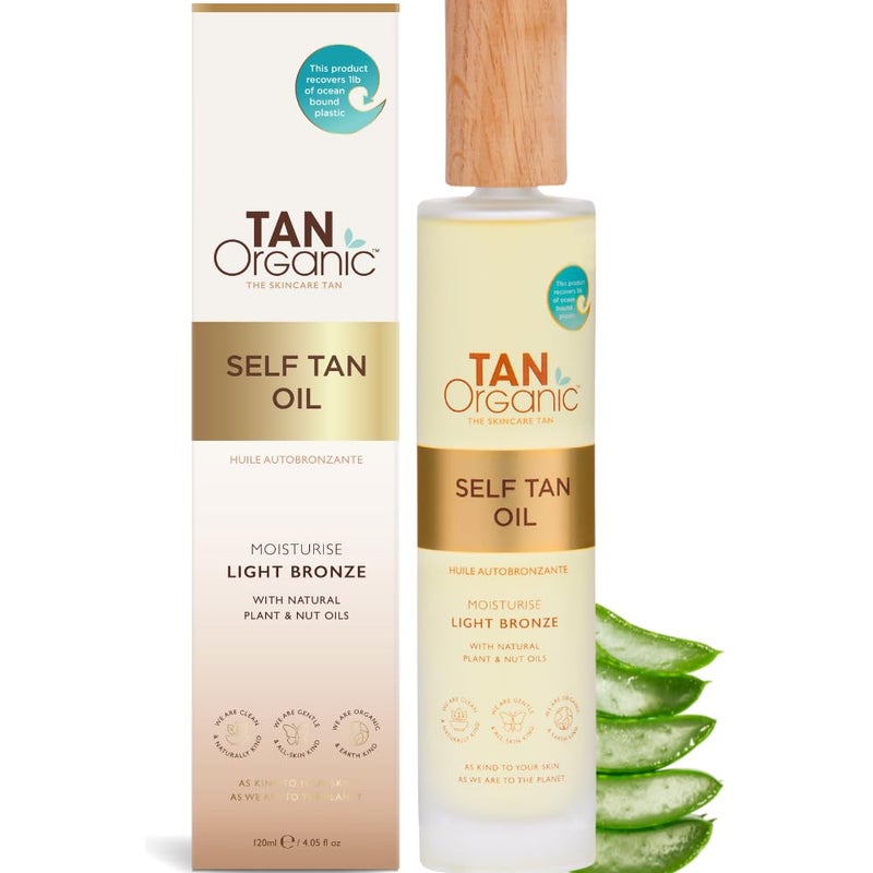 TANORGANIC زيت تان أورجانيك للتسمير الذاتي تان مزيف معتمد عضوي طبيعي نباتي 100 مل - Image 1