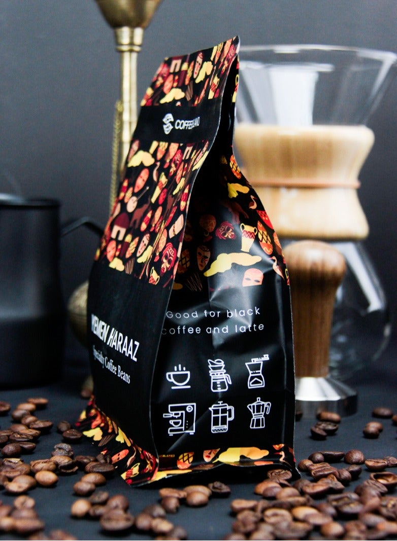 Tealand Coffee Island Yemen Haraaz Specialty Coffee 100% Arabica Beans Medium Roast Fruity And Confectionery Profile Berries Citrus & Dark Chocolate Flavor SCA Score 88, 250 Gram  - Image 4