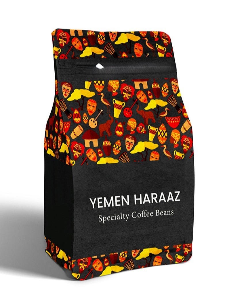 Tealand Coffee Island Yemen Haraaz Specialty Coffee 100% Arabica Beans Medium Roast Fruity And Confectionery Profile Berries Citrus & Dark Chocolate Flavor SCA Score 88, 250 Gram  - Image 1