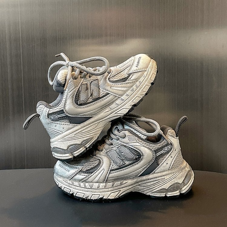 Genuine Leather Boys' Shoes 2025 New Children'S Sneaker Girls' Torre Shoes Students Light Running Shoes Trendy - Image 4