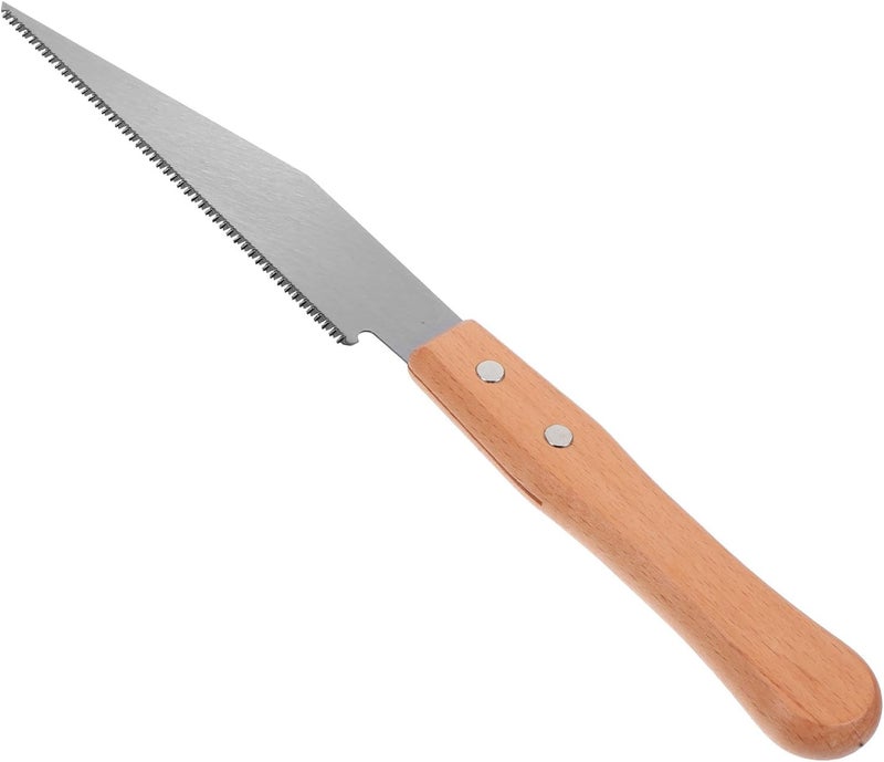 VOSAREA Small Hand Saw for Woodworking Pull Saw with Fine Teeth and Hardened Tip for Tree Cutting and Wood Joinery for Home Use - Image 1