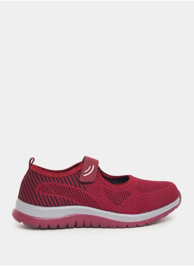 Styli Mesh Design Strapped Casual Shoes