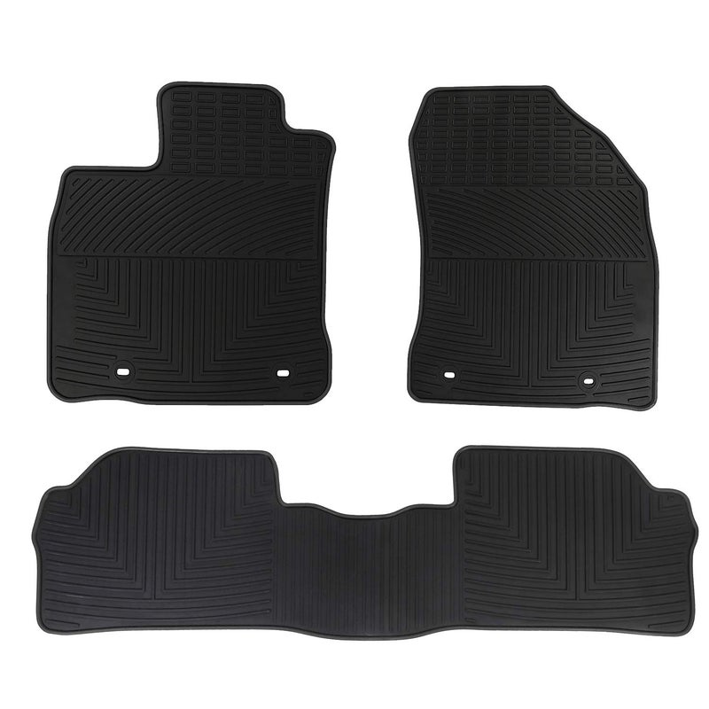 Matericuo Car Floor Mats Custom Fit for Lexus CT 200H 20112017 Black Rubber Auto Liner Mats All Weather Protection Heavy Duty Odorless
