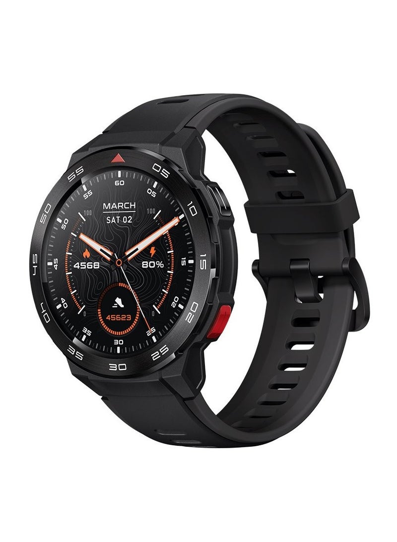 Mibro Smart Watch GS Pro (Black) - 1.43" Amoled Display, Bluetooth Calling, 20 Day Battery Life, 5ATM Waterproof - Image 1
