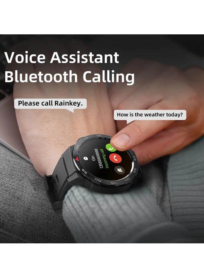 Mibro Smart Watch GS Pro (Black) - 1.43" Amoled Display, Bluetooth Calling, 20 Day Battery Life, 5ATM Waterproof - Image 3